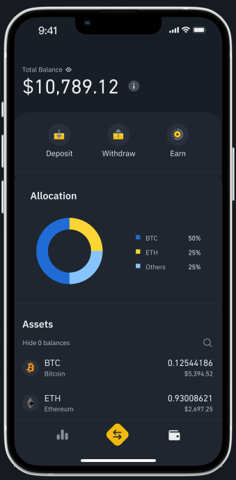 币安app市场挂断和市场吃单功能介绍